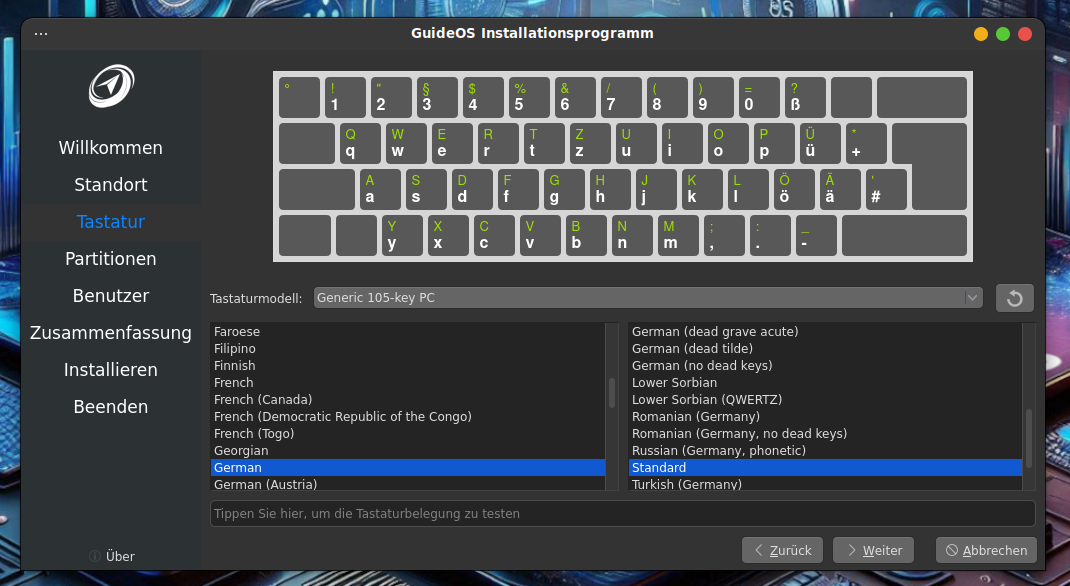 Tastaturlayout